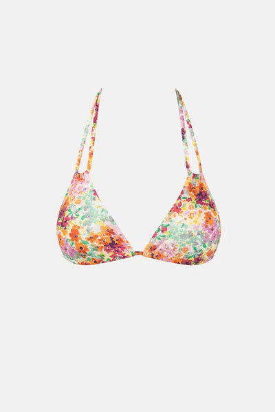 Rhythm Womens Bikini Top Sierra Floral Double Strap Tri