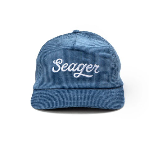 Seager Hat Big Blue Corduroy Snapback