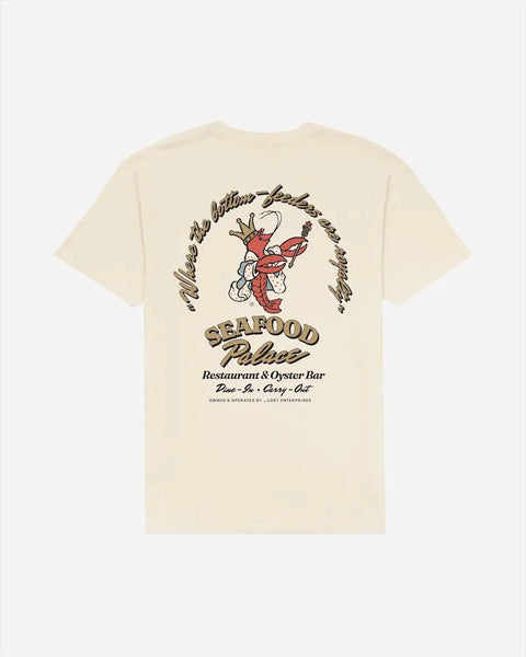 Lost Mens Shirt Seafood Palace Vintage Dye Tee