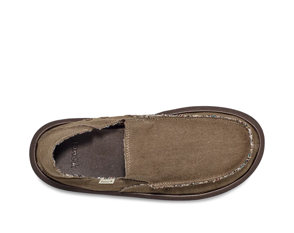 Sanuk Men's Vagabond Hemp  Sound Feet Shoes: Your Favorite Shoe Store