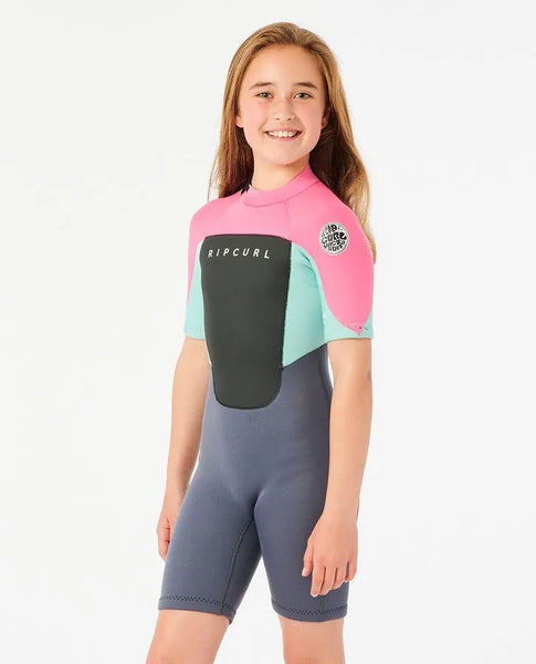 Rip Curl Youth Wetsuits Juniors Omega Back Zip Springsuit