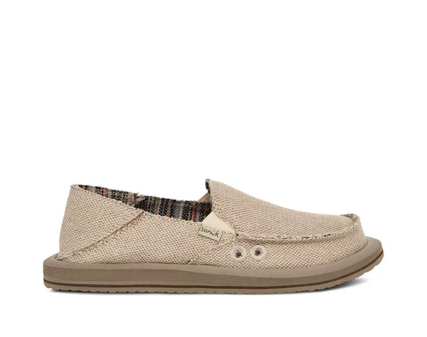 Sanuk Womens Shoes Donna Hemp 2 Tone