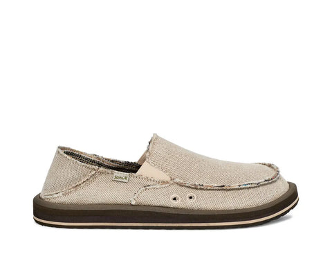 Sanuk Mens Shoes Donny Hemp 2 Tone