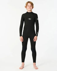 Rip Curl Youth Wetsuits Junior Dawn Patrol Back Zip 4/3 Fullsuit