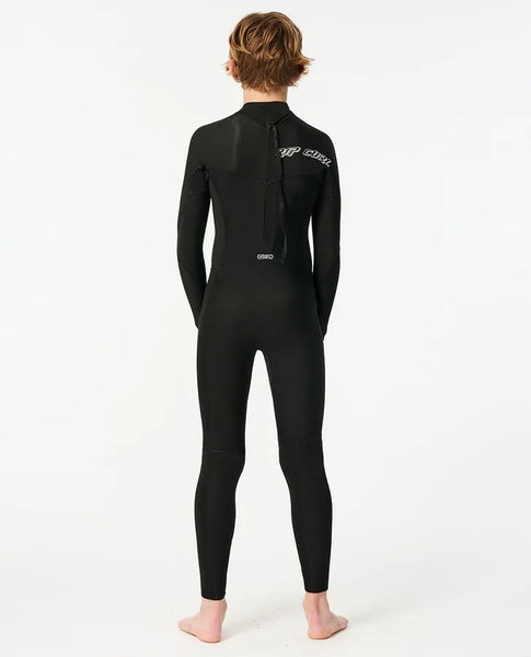 Rip Curl Youth Wetsuits Junior Dawn Patrol Back Zip 4/3 Fullsuit