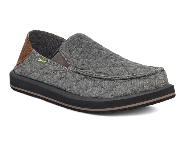 Sanuk Mens Shoes Donny Quilted