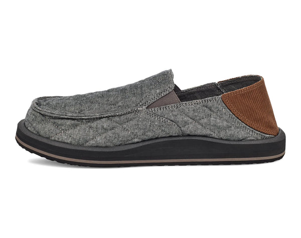 Sanuk Mens Shoes Donny Quilted