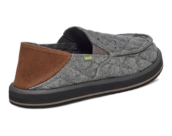 Sanuk Mens Shoes Donny Quilted