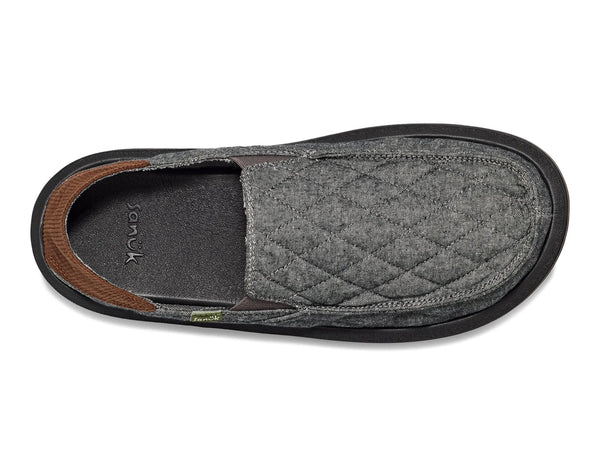 Sanuk Mens Shoes Donny Quilted