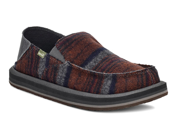 Sanuk Mens Shoes Donny Felt Stripe