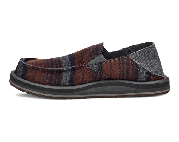 Sanuk Mens Shoes Donny Felt Stripe