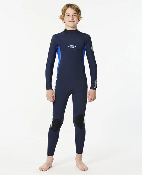 Rip Curl Kids Wetsuits Junior Dawn Patrol Back Zip 3/2 Fullsuit