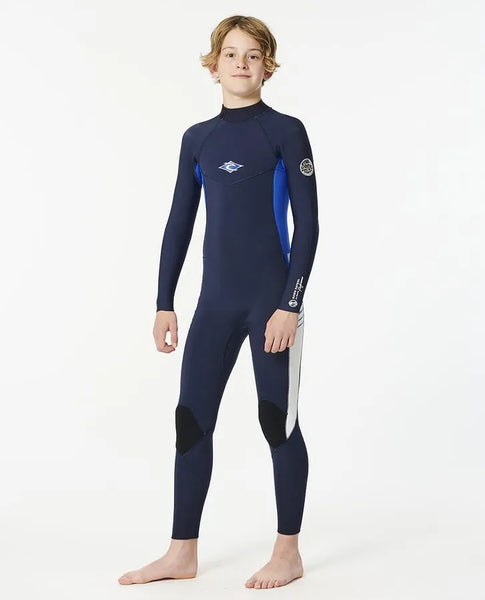 Rip Curl Kids Wetsuits Junior Dawn Patrol Back Zip 3/2 Fullsuit