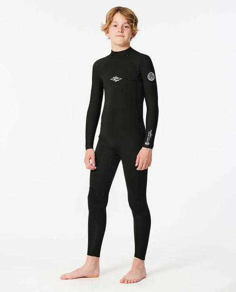 Rip Curl Kids Wetsuits Junior Dawn Patrol Back Zip 3/2 Fullsuit