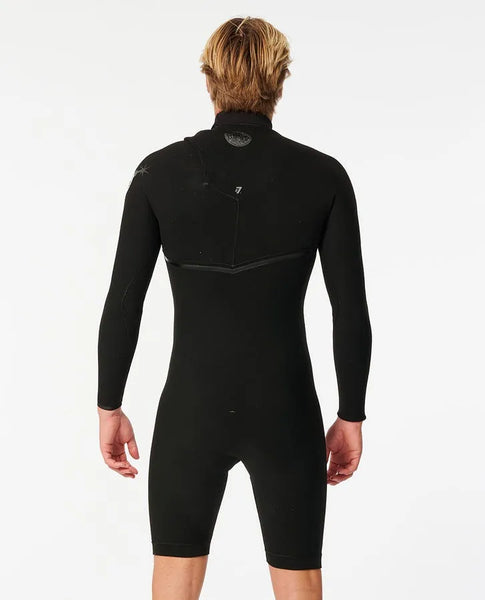 Rip Curl Mens Wetsuits E-Bomb 2mm Zip Free Long Sleeve Short Leg Springsuit