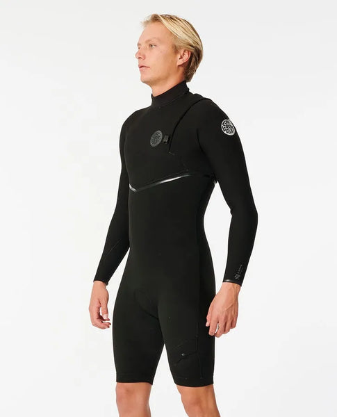 Rip Curl Mens Wetsuits E-Bomb 2mm Zip Free Long Sleeve Short Leg Springsuit