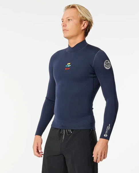 Rip Curl Mens Wetsuits Dawn Patrol 1.5mm Long Sleeve Wetsuit Jacket