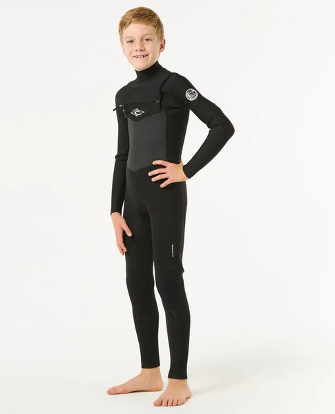 Rip Curl Kids Wetsuits Junior Dawn Patrol Chest Zip 4/3 Fullsuit