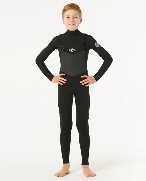 Rip Curl Kids Wetsuits Junior Dawn Patrol Chest Zip 4/3 Fullsuit