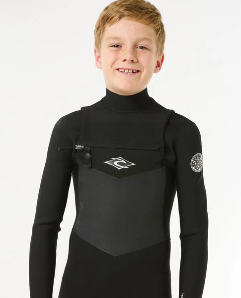 Rip Curl Kids Wetsuits Junior Dawn Patrol Chest Zip 4/3 Fullsuit