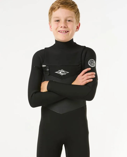 Rip Curl Kids Wetsuits Junior Dawn Patrol Chest Zip 4/3 Fullsuit