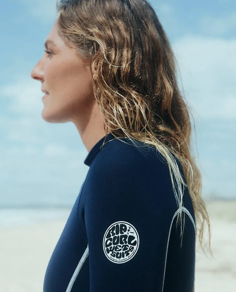 Rip Curl Womens Wetsuits Steph Gilmore G-Bomb 1.5mm Long Sleeve Back Zip Good Coverage Springsuit