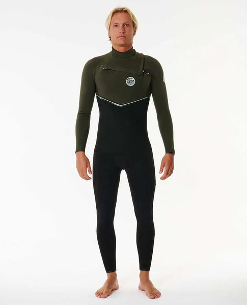 Rip Curl Mens Wetsuits E-Bomb 4/3 Chest Zip Fullsuit