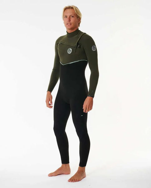 Rip Curl Mens Wetsuits E-Bomb 4/3 Chest Zip Fullsuit