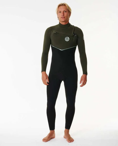 Rip Curl Mens Wetsuits E-Bomb 4/3 Chest Zip Fullsuit