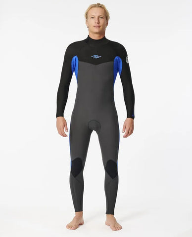 Rip Curl Mens Wetsuit Dawn Patrol 4/3 Back Zip Fullsuit