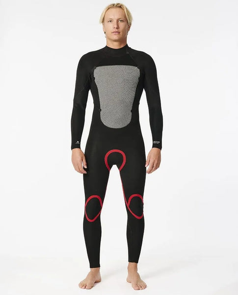 Rip Curl Mens Wetsuits Omega 4/3mm Back Zip Fullsuit