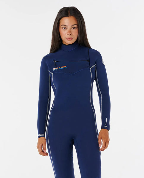 Rip Curl Womens Wetsuits Steph Gilmore Dawn Patrol Chest Zip 4/3 Fullsuit