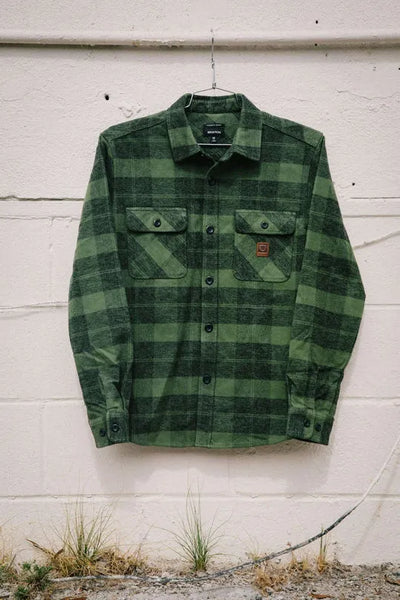 Brixton Mens Shirt Bowery Heavyweight Flannel