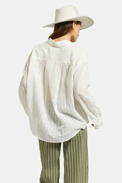 Brixton Womens Shirt East Side Long Sleeve Boxy Woven