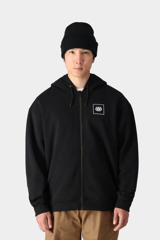 686 Mens Snow Layers Knockout Script Premium Heavyweight Zip Hoody