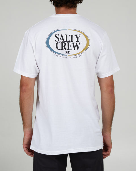 Salty Crew Mens Shirt Half N Half