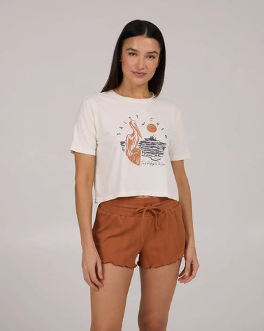 Salty Crew Womens Shirt Ashore Crop