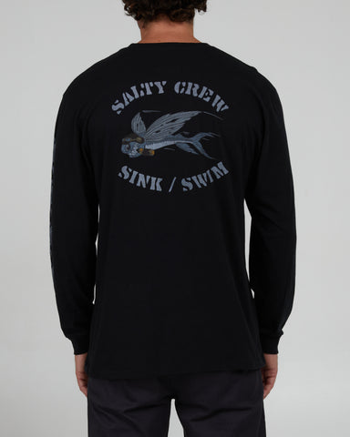 Salty Crew Mens Shirt Kamikaze Long Sleeve Premium