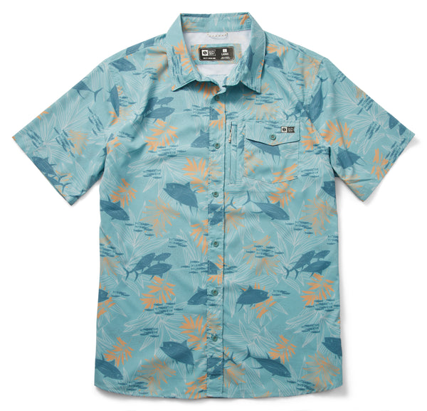 Salty Crew Mens Woven Feeding Frenzy UV