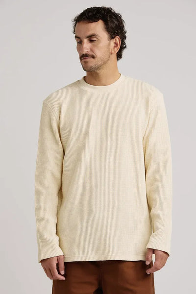 Rhythm Mens Shirt Waffle Knit