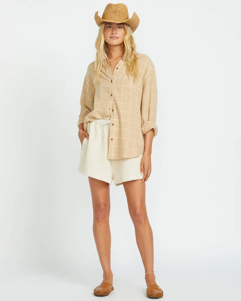 Billabong Womens Shirt Layer Up Long Sleeve