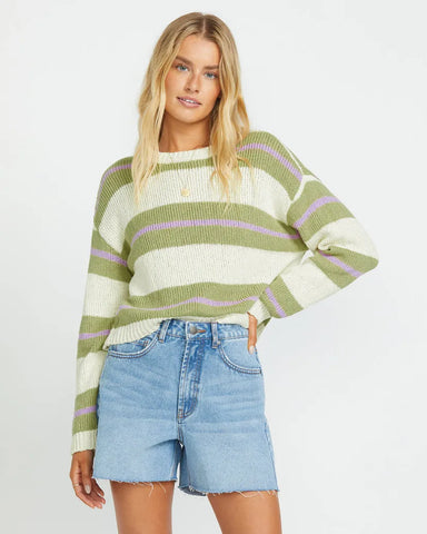 Billabong Womens Sweater Make It Waves