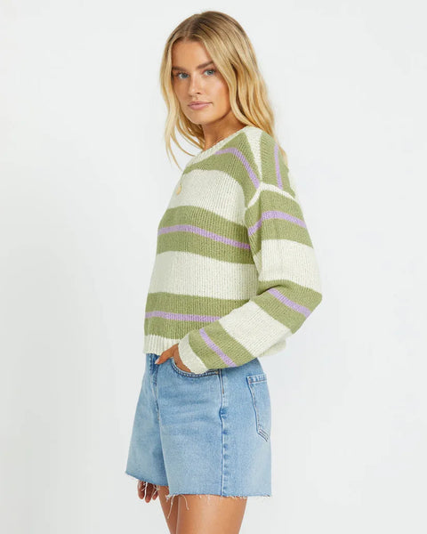 Billabong Womens Sweater Make It Waves