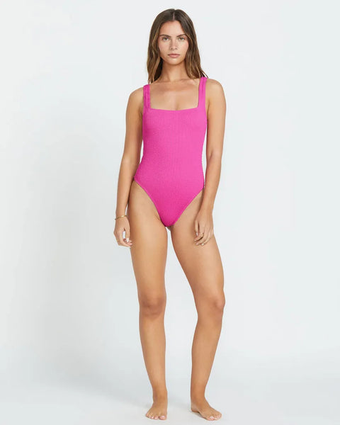 Billabong Womens Swimsuit Summer High Square Neck One-Piece