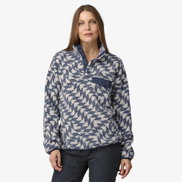 Patagonia Womens Sweatshirt Lightweight Synchilla Snap-T Fleece Pullover