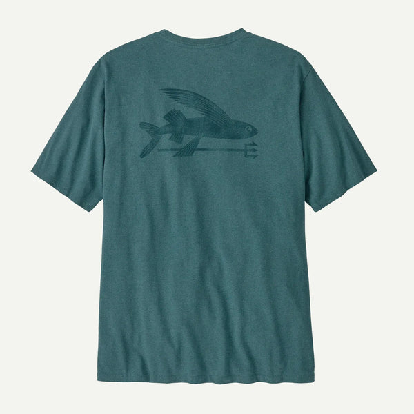 Patagonia Mens Shirt Flying Fish Responsibili-Tee