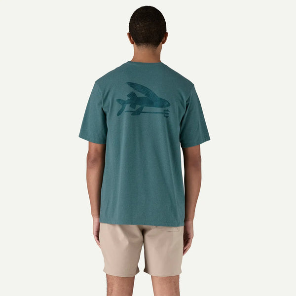 Patagonia Mens Shirt Flying Fish Responsibili-Tee