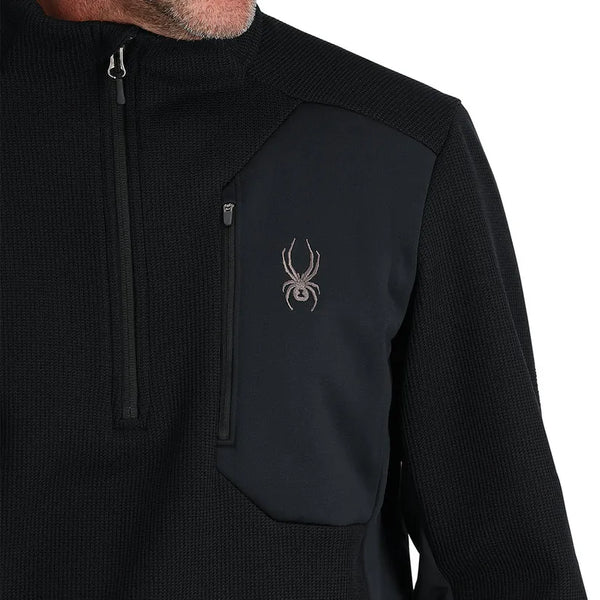 Spyder Mens Snow Layers Bandit Half Zip Jacket