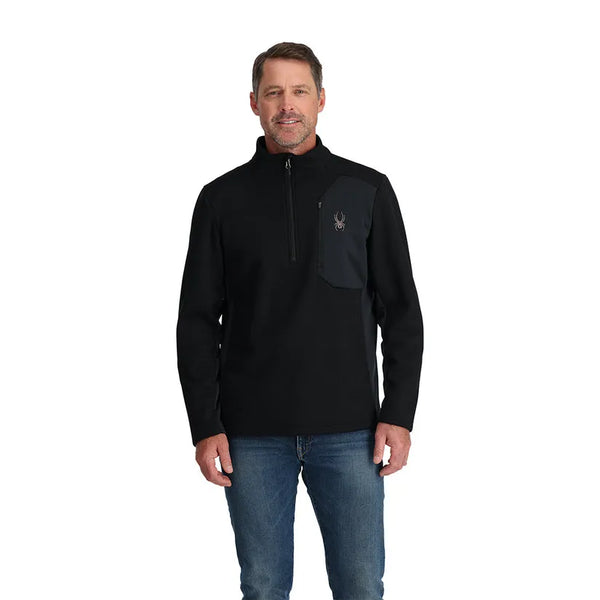 Spyder Mens Snow Layers Bandit Half Zip Jacket