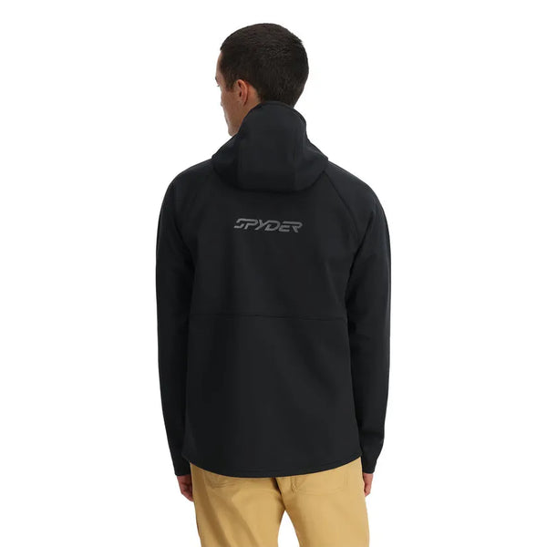 Spyder Mens Snow Layers Gridweb Hoodie